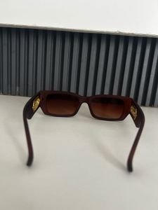 Stylish Brown Rectangular Sunglasses