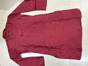 Maroon Kurta Set