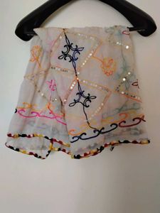Embellished Dupatta with Sequins