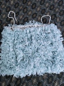 Light Blue Fluffy Top