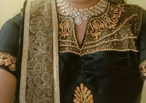 Party Wear Dress/Evening Gown/Heavy Work Long Frok