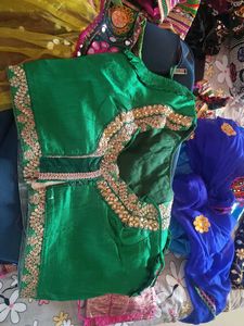 Embroidered Mirror Work Skirt