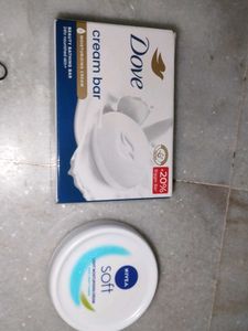 Dove Soap &amp; Nivea Cream with Pouch