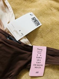 H&amp;M 3 Pack Thongs unused