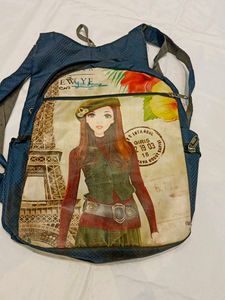 Chic Paris Themed Backpack