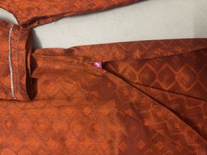Varanga Stylish Orange Kurta Set