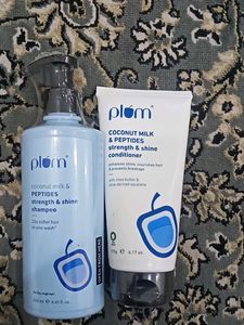 Plum Coconut Milk Shampoo & Conditioner Set