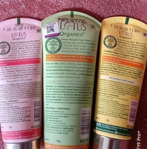 Lotus Organic Full Size Skincare Combo