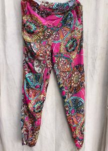 719. Vibrant Boho Print Pants