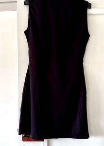 Sleeveless Black Mini Dress, Bust- 34/32