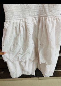 white dress eyelet
