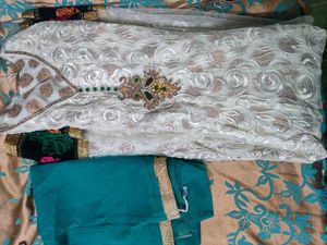 Heavy Embroidrery Anarkali Kurta With Duppatta