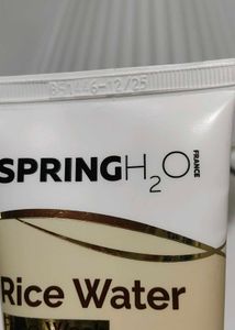 Spring H2O Rice Water Face Wash