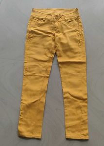Yellow Denim Jeans