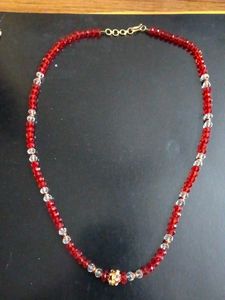 Red Beaded Necklace
