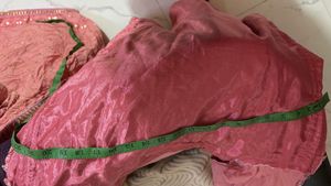 Elegant Pink Sequined Kurta Set with Dupatta
