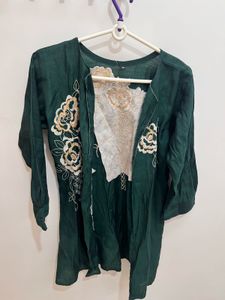 three pcs Women’s pant top  jacket