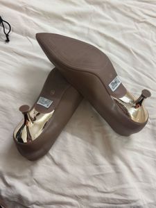 Stylish Brown Kitten Heel Pumps