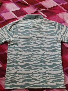 Fast Track Polo T-Shirt - Zebra Print