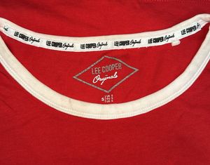 Lee Cooper Red Graphic T-Shirt
