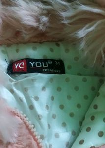 Pink Faux Fur Baby Coat