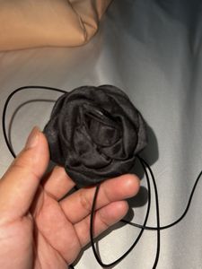 Black Rose choker necklace