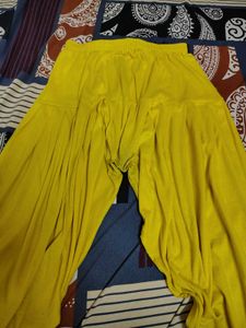 Bright Yellow Palazzo Pants