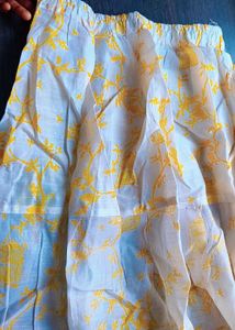 Floral Print kurta skirt Set