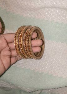 Sparkling Stone Studded Bangles