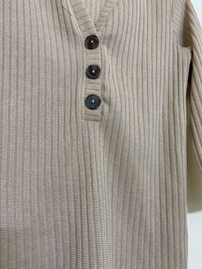 Cream- beige ribbed top
