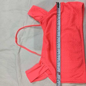 Neon Smocked🪔 Bikini Top