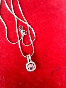 American Diomond Chain And Pendent
