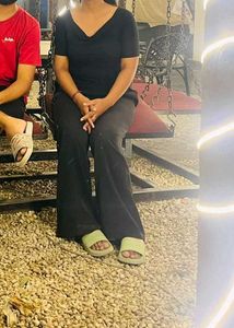Wide Leg Black Pants