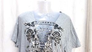 Gothic Skeleton Graphic Tee
