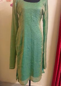 Crushed silk kurti