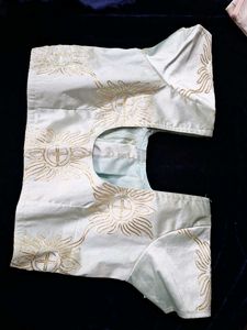 Elegant Gota patti work Silk Blouse