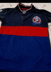 Men's Color Block Polo Shirt