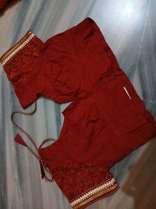 Hot Red Blouse, Brand New, Fit S/M Both, Designer