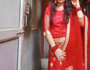 Red &amp; Gold Lehenga Choli Set