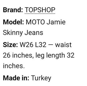 Women’s Skinny Fit Jeans – Size 26 | Great