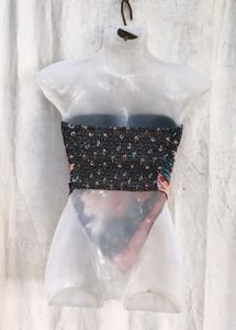 Boho Floral Print Bandeau Top