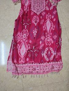 Beautiful Pink Ethnic Kurta Set