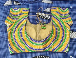 Embroidered multicolour Blouse