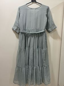 Nykaa Linen &amp; Chiffon Dress