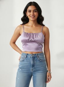 H&M Lilac Crop Top