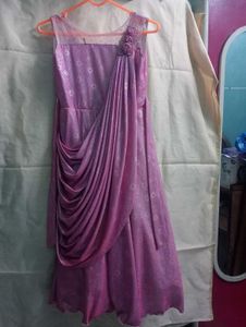Elegant Pink Frock Dress