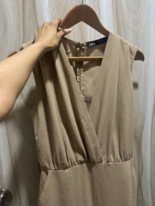 Elegant Beige Jumpsuit