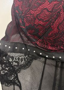 Sheer Black Babydoll Lingerie