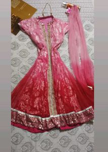 Stunning Pink kurti set