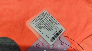 Cute Girls Orange T-Shirt and Polka Dot Skirt Set